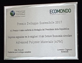 APM premiata per le sue attività nella green economy a Ecomondo 2017 - APM S.r.l.